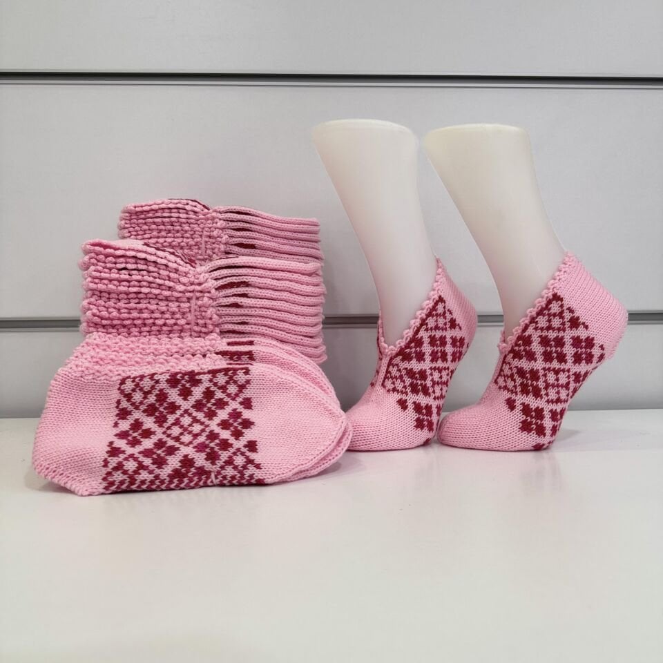 Desenli Akrilik Patik