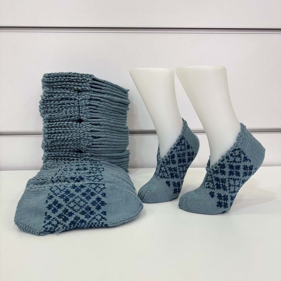 Desenli Akrilik Patik