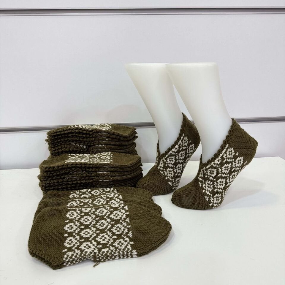 Desenli Akrilik Patik