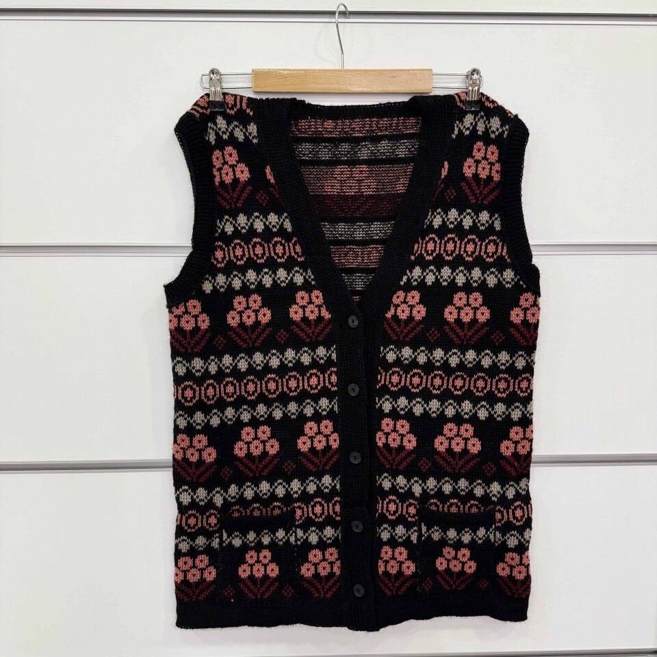 Alize Angora Desenli Yelek