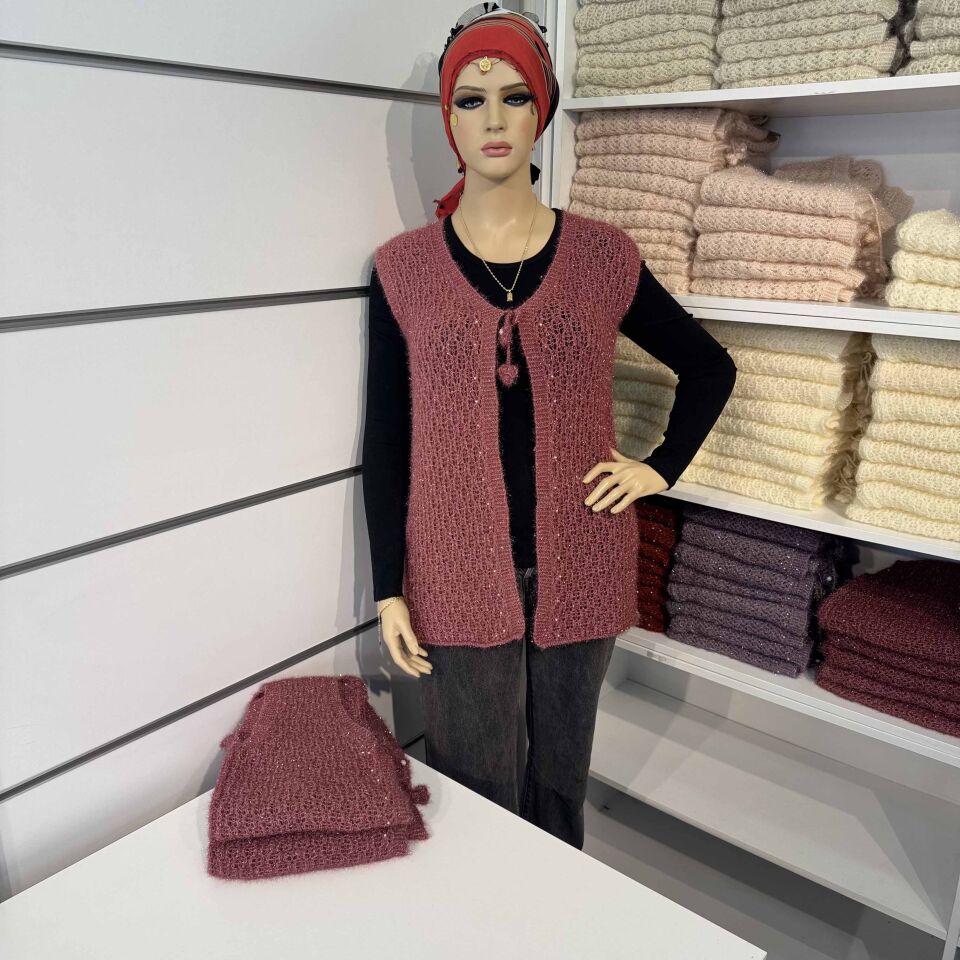 Simli Bağlı Hafif Model Yelek