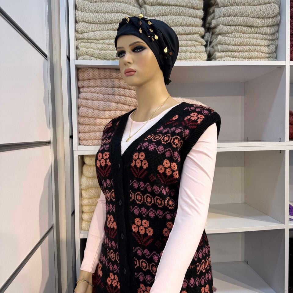 Alize Angora Desenli Yelek